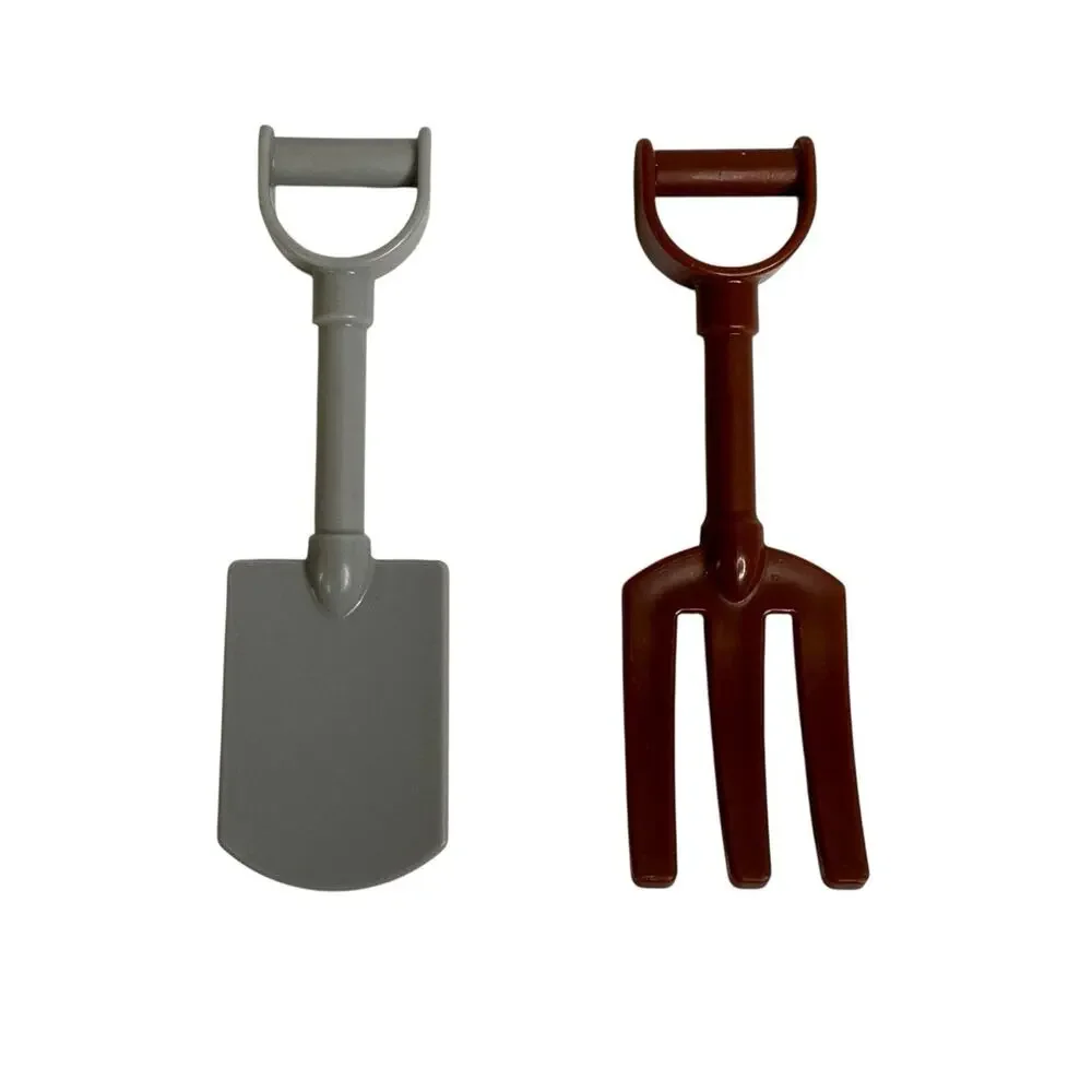 Duplo Lego Replacement Pitchfork And Shovel Only Toy